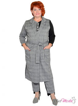 Жакет-дубленка Модель №1385 размеры 44-84 - Plusmoda фото 24