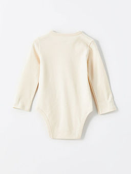 Bisiklet Yaka Uzun Kollu Basic Erkek Bebek ??t??tl? Body - Waikiki фото 2