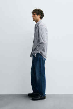 STRIPED REGULAR FIT SHIRT - Zara фото 4