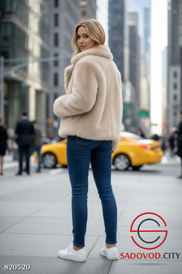 Шуба женская из искусственного меха - Bruno фото 2