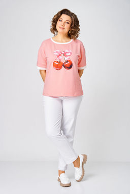 Джемпер Rumoda 2285 розовый  фото 3