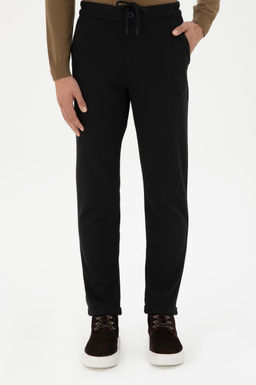 Erkek Carrot Fit Siyah Kanvas Pantolon