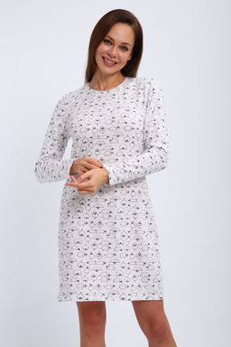Ночная сорочка длинный рукав из кулирки Соня овечки