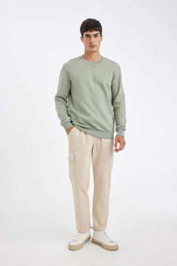 Esofman Alt? Slim Fit Dar Kesim Kargo Cepli Duz Paca - Defacto фото 2