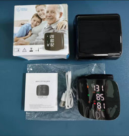 Тонометр автоматический электронный на запястье черный (3214)