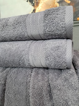 Комплект полотенец Arno (графит) - Kazanov.a. фото 4