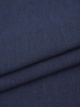 Крапива Рами (Ramie) цв.Темно-синий флер, ш.1.4м, крапива-100%, 230гр/м.кв - Купава фото 11