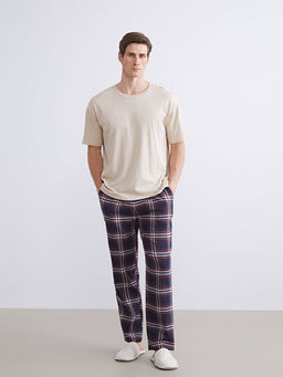 Kal?n Ekose Erkek Pijama Alt
