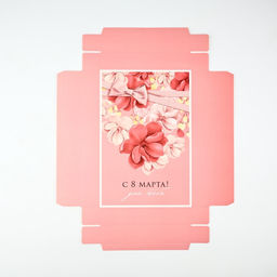 Коробка подарочная складная, упаковка, С 8 марта, 30?20?9 см