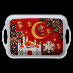 Поднос прямоугольный 38,5x24 см / 38524 /уп 84/мусульманский/с ручками - ГалеонТрейд фото 8