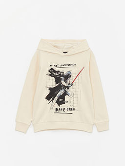Star Wars Bask?l? Erkek ?ocuk Hoodie ve E?ofman Alt? - Waikiki фото 2