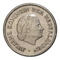 25 центов 1950 года Нидерланды