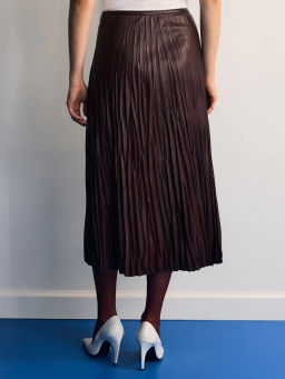 Плиссированная юбка миди / Zarina