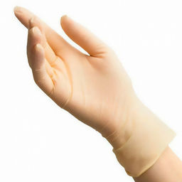 Перчатки медицинские смотровые латексные неопудренные нестерильные одноразовые "Benovy" L, текстурированные, эластичные, внутреннее покрытие одинарная хлоринация, устойчивые к разрывам, водонепроницаемые, желтый, ГОСТ 52239-2004 (Таиланд) В наборе 50