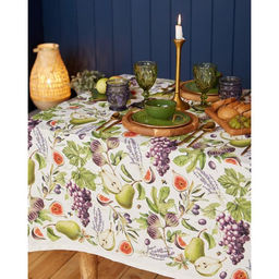Скатерть Этель Фруктовый сад 149х220см, 100% хлопок, саржа 190 г/м2  фото 4