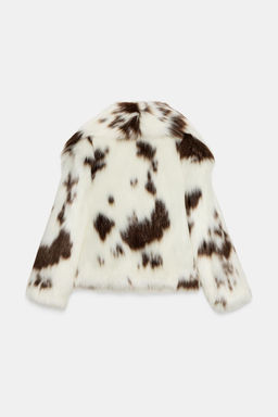 FAUX FUR JACKET ZW COLLECTION LIMITED EDITION - Zara фото 7