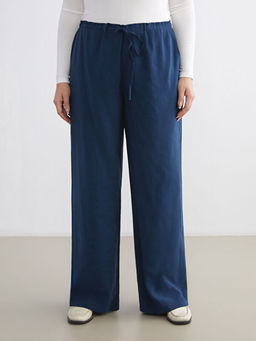 Beli Lastikli Modal Kar???ml? Kad?n Pantolon