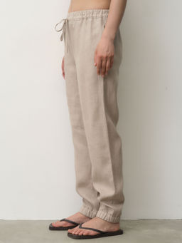 Брюки женские КЛ-7745-ИЛ23 бежевые