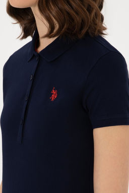 Kad_n Lacivert Polo Yaka Basic Ti__rt Sepette S_rpriz _ndirim - U.s. polo assn фото 7