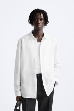 KETEN VE LIYOSEL KARISIMLI GOMLEK - Zara фото 10