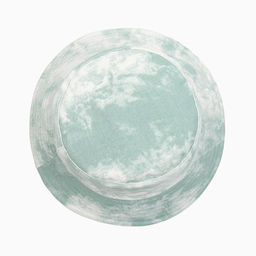 Панама женская Tie-dye MINAKU цвет белый/зеленый, р-р 56-58  фото 2