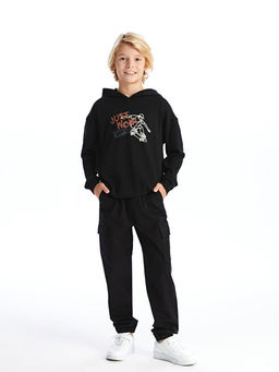 Beli Lastikli Erkek ?ocuk Kargo Jogger Pantolon