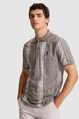 Erkek Gri Regular Fit Polo Yaka TiЕГrt