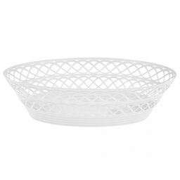 Сухарница пластмассовая 25х19х6,5см, овальная, полипропилен, цвета микс (Россия)