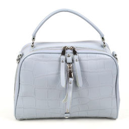 Женская кожаная сумка через плечо под крокодила 0171-8 - Cidirro фото 2