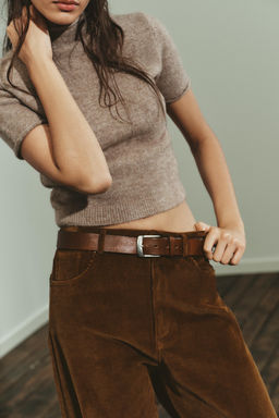 SOFT KNIT SHORT SLEEVE JUMPER - Zara фото 16
