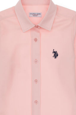 K_z _ocuk A__k Pembe Uzun Kollu Basic G_mlek Sepette S_rpriz _ndirim - U.s. polo assn фото 4