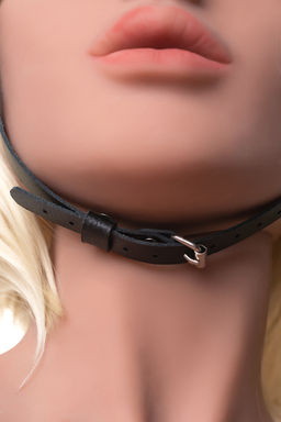 Ушки кошки Штучки-дрючки на кожаном ремешке, кожа, черные  фото 6