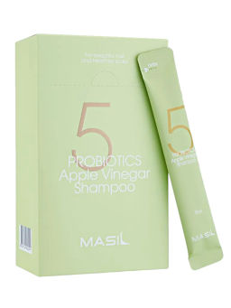 5 Probiotics Apple Vinegar Shampoo STICK POUCH - Шампунь с 5 видами пробиотиков и яблочным уксусом, 8мл*20шт
