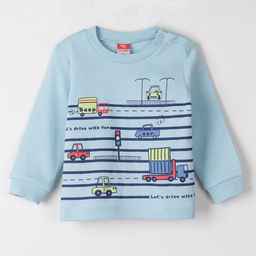 CRB wear/CSNB 62669-43 Джемпер для мальчика, голубой/Ex.Cherubino фото 6