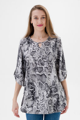 Туника женская из кулирки Полина кобра макси - Амадэль фото 5