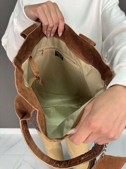 Сумка женская из телячьей кожи