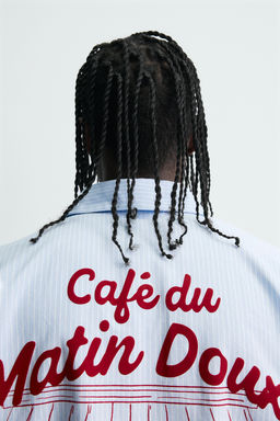 GRAPHIC STRIPED SHIRT - Zara фото 8