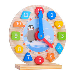 Пазл вкладыш Часы - Пингвин на льдине - Щепочка фото 2