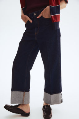 Wide High Ankle Jeans - H&m фото 6