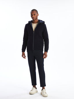 Standart Kal?p Kap??onlu Erkek Triko H?rka