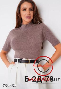 Водолазка с коротким рукавом - Bruno фото 9