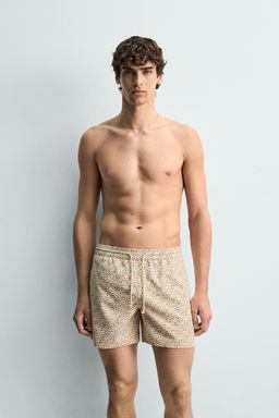 BA?ADOR MEDIO ESTAMPADO GEOM?TRICO / Crudo - Zara фото 5