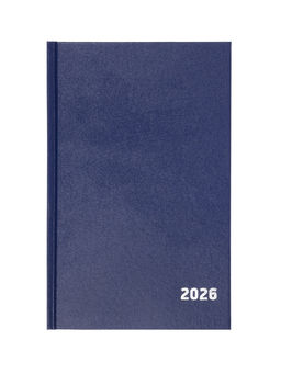 Ежедневник датированный Calligrata, А5, 2026, твёрдая обложка из бумвинила, 168 листов, синий