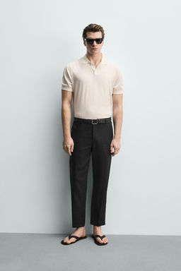 POLO PUNTO REGULAR FIT / Crudo