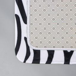 Коврики для ванной и туалета Доляна Зебра, 2 шт: 40?45 см, 50?80 см  фото 4