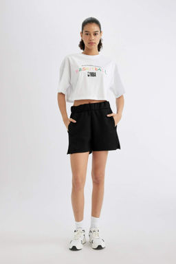 DeFactoFit Oversize Genis Kal?p Sporcu Sort  фото 2