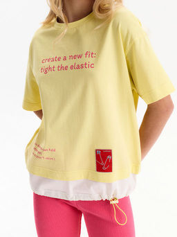 PELICAN, футболка для девочек, Ванильный  фото 2