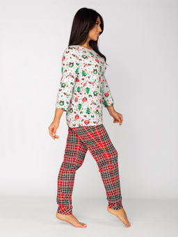 Пижама женская кулирка с брюками "СЮРПРИЗ"