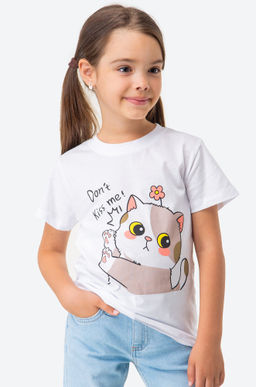 Детская хлопковая футболка Happyfox