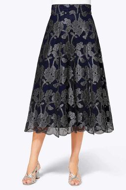 Вечерняя юбка, синяя - Patrizia dini фото 2